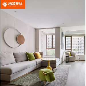 70㎡两室一厅现代简约风全包装修设计效果图