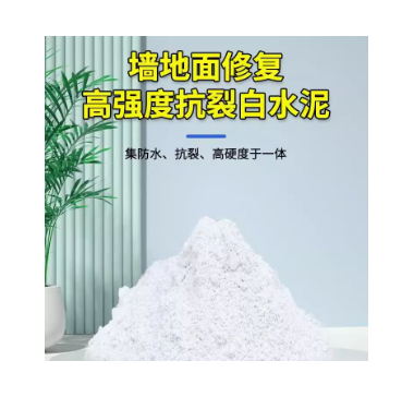 高强度白水泥速干防水墙面瓷砖填缝剂家用水泥地面修补砂浆堵漏王